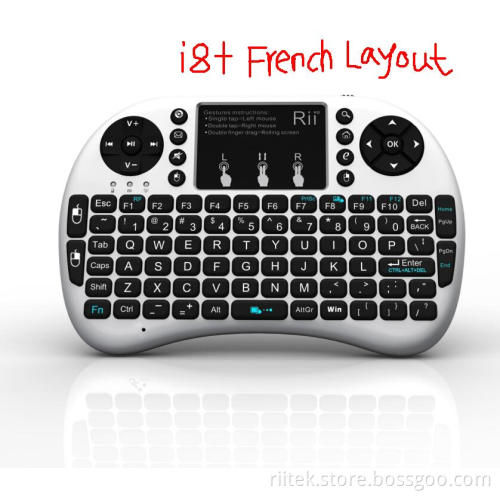 New Rii 2.4GHz Wireless Mini PC Keyboard Touchpad Rt-Mwk08+